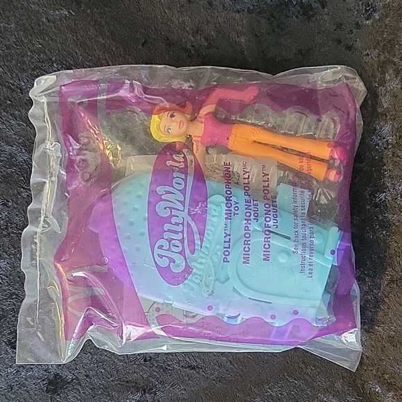 2006 McDonald's Happy Meal Polly World Toy - Polly Microphone toy #3 - Picture 1 of 3